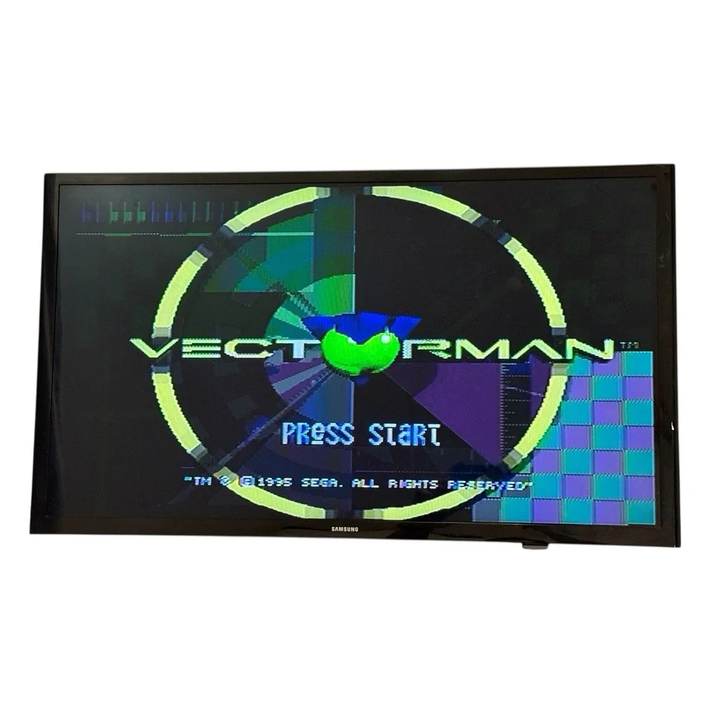 Vectorman Sega Genesis Cartridge Only Tested Works Sticker Peeling